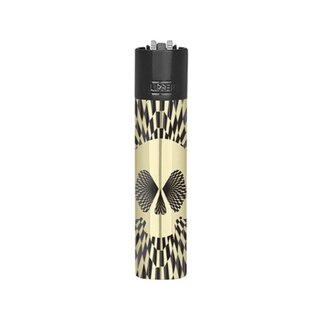 Clipper - Metall Amazing Skulls Gold