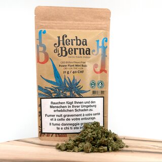 Herba di Berna - Power Plant Indoor Mini-Buds (CHF 40.00/21g)