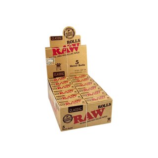 RAW Classic Rolls Slim 5m (24 Stk.)