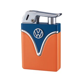 VW Bulli Metall Feuerzeug Orange