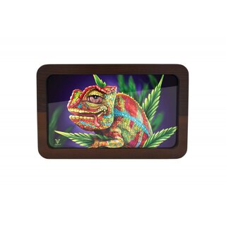 3D Wood Rolling Tray - Cloud 9 Chameleon (30cm x 17.8cm)