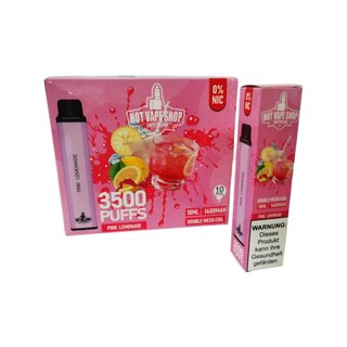 Hot Vape (ohne Nikotin/3500 P) Pink Lemonade