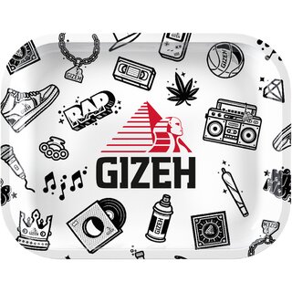 GIZEH Comic Mix Tray Small (18cm  x 14cm) Weiss