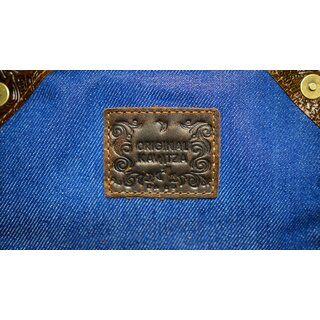 Kavatza - Tabaktasche Indigo Jeans (Blue Brown) TPJ37