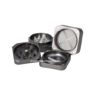 Alu Grinder 4-teilig 55mm Wrfel Grau