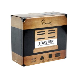 Shark Kohleanznder Toaster XXL 800W