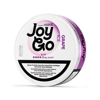 Vozol JoyGo Snus (11g/25mg) Grape ICE