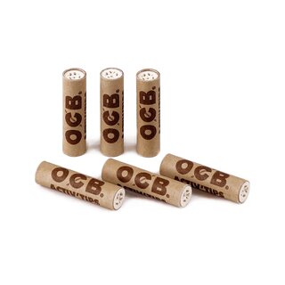 OCB Virgin Unbleached Slim Aktivkohlefilter 7mm (10 x 50 Stk.)