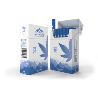 Mountain Smokes CBD 35mg - Zigaretten Box (10 Stk.)