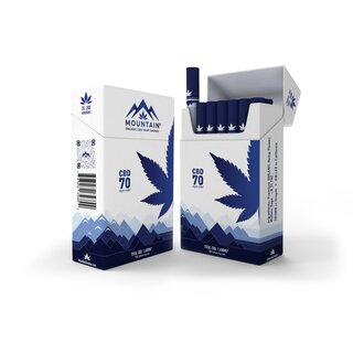 Mountain Smokes CBD 70mg - Zigaretten Box (10 Stk.)