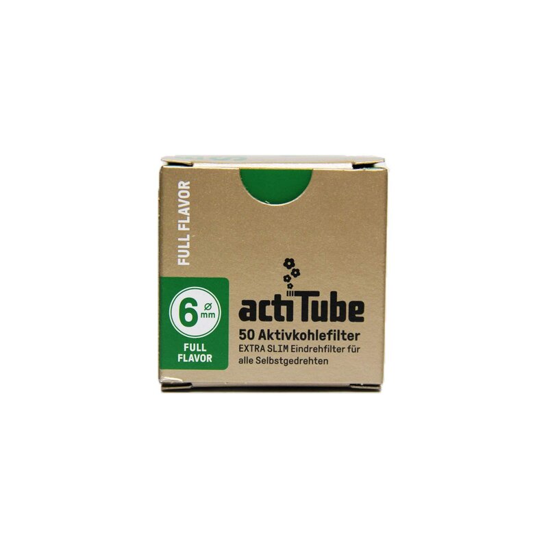 ActiTube - Aktivkohlefilter – 8mm regular (100 Stk.)