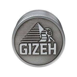 GIZEH Alu Grinder 4-teilig - Silber (50mm)