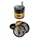 Alu Grinder 4-teilig 62mm mit Kurbel Gold