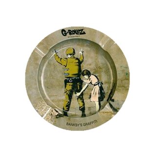 Banksy Soldier frisked Aschenbecher 13.5cm