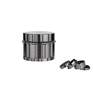 Alu Grinder 4-teilig 50mm Anthrazit