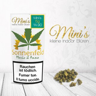 Sonnenfeld CBD - Minis - kleine Blten (CHF 14.90/5g)