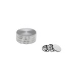 Alu Grinder 3-teilig 46mm Zahnrad Silber