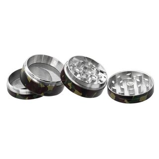 Grinder Metall Military Camouflage 4-teilig 40mm