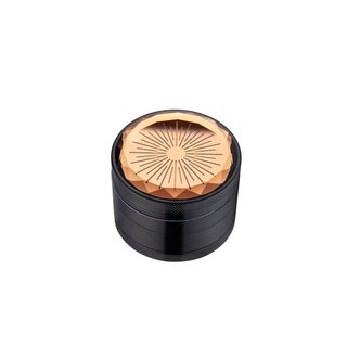 Grinder Precious Stone 4-teilig 63mm Gold