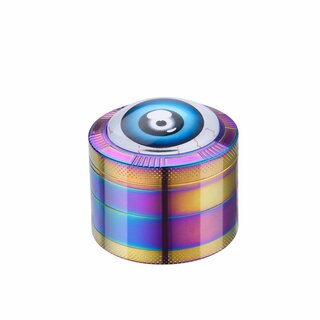 Grinder Red Eyes Rainbow 4-teilig 50mm Blau