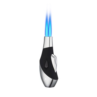 Booster Lighter 2 Flames Silber