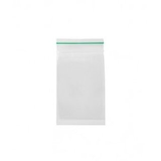 Plastic Bag - Green Line (4cm x 6cm) (100 Stk.)